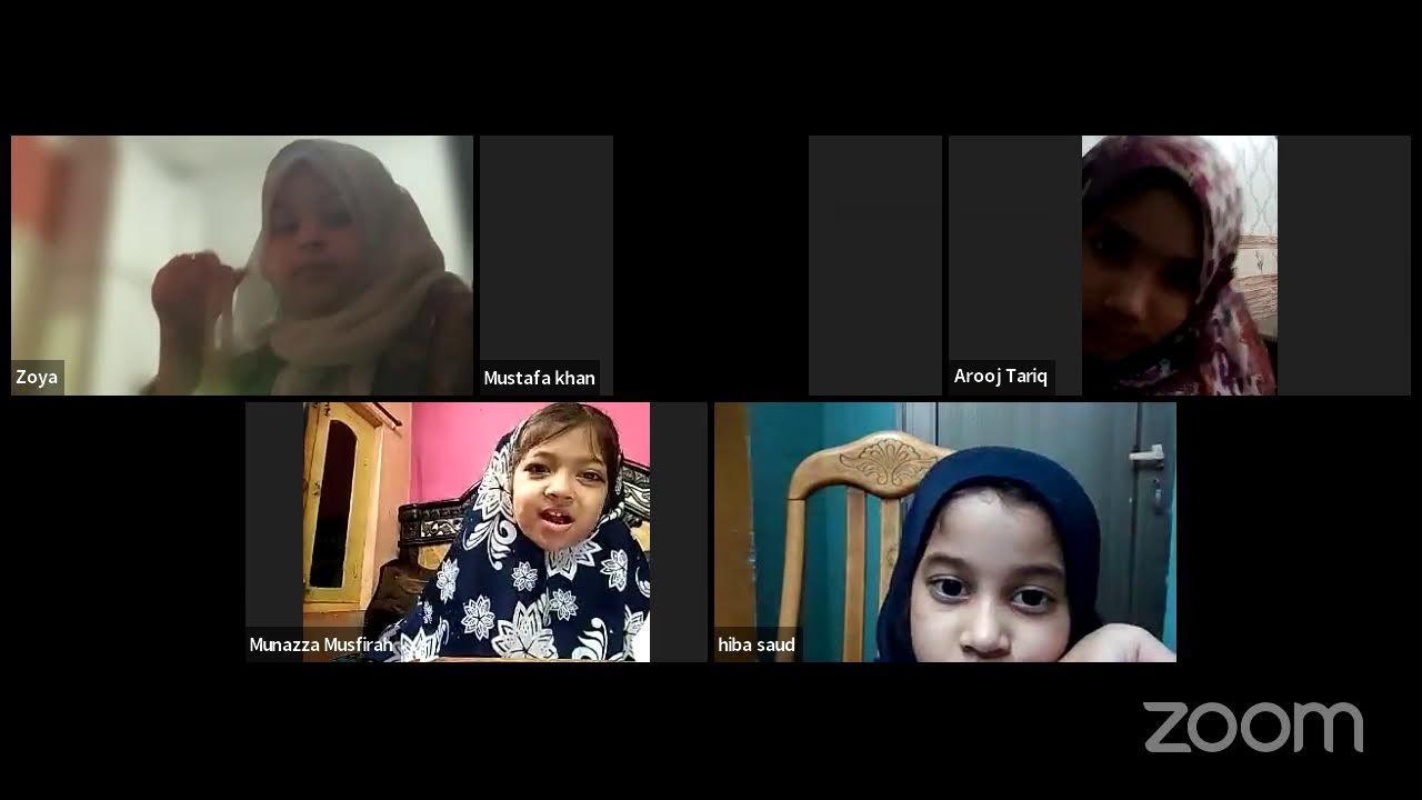 Weekly Kids Tarbiyah session with Sr.Amina Chahal